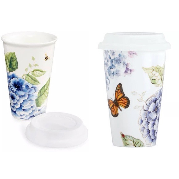 Butterfly Meadow Thermal Travel Mug Cup